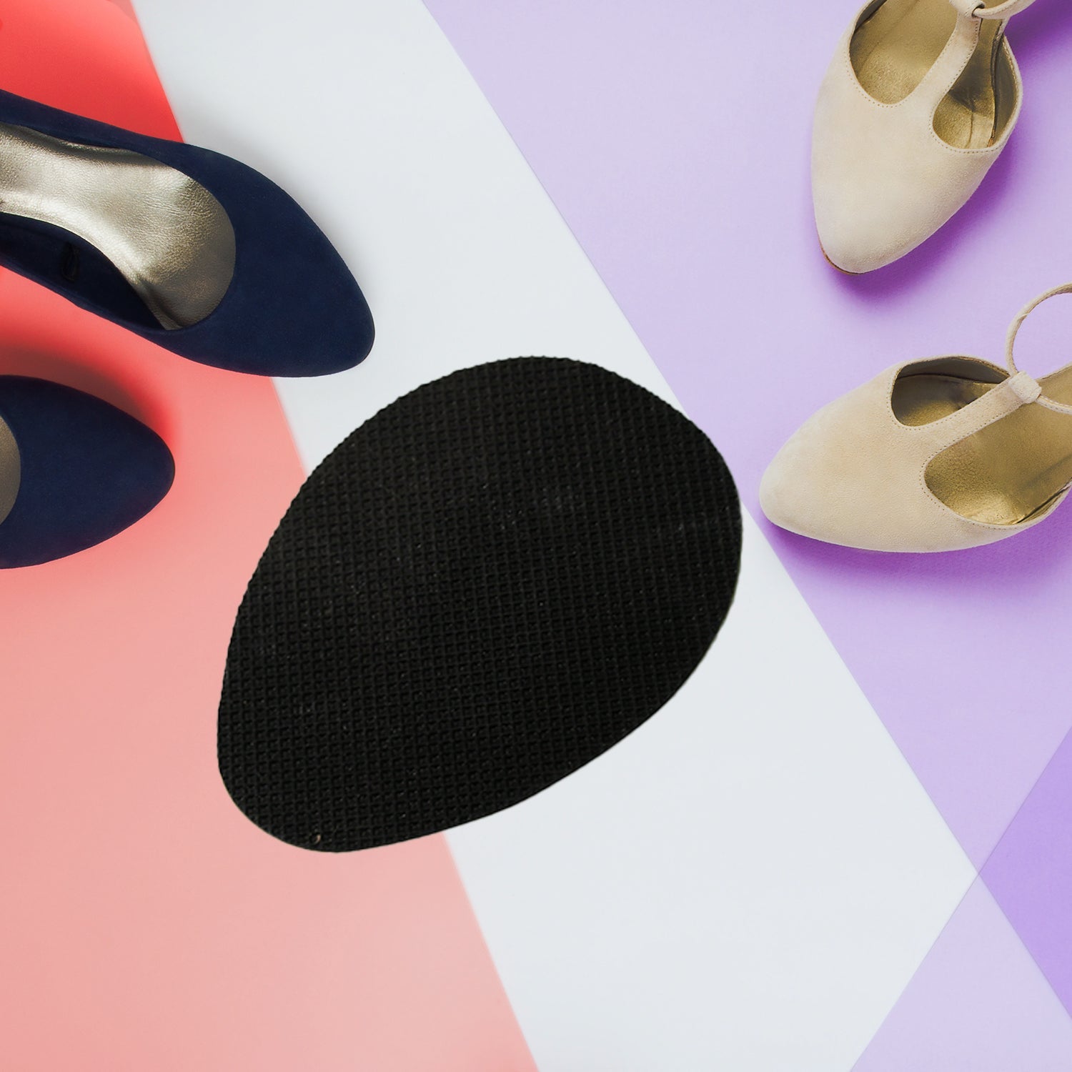Non-Slip Shoe Pads, Rubber Shoe Sole Protector Pads, Self-Adhesive Shoe Grips Pads Stickers Non Skid for Ladies Shoes, High Heels, Boots Non-Slip Shoe Pads, Rubber Shoe Sole Protector Pads, Self-Adhesive Shoe Grips Pads Stickers Non Skid for Ladies Shoes, High Heels, Boots